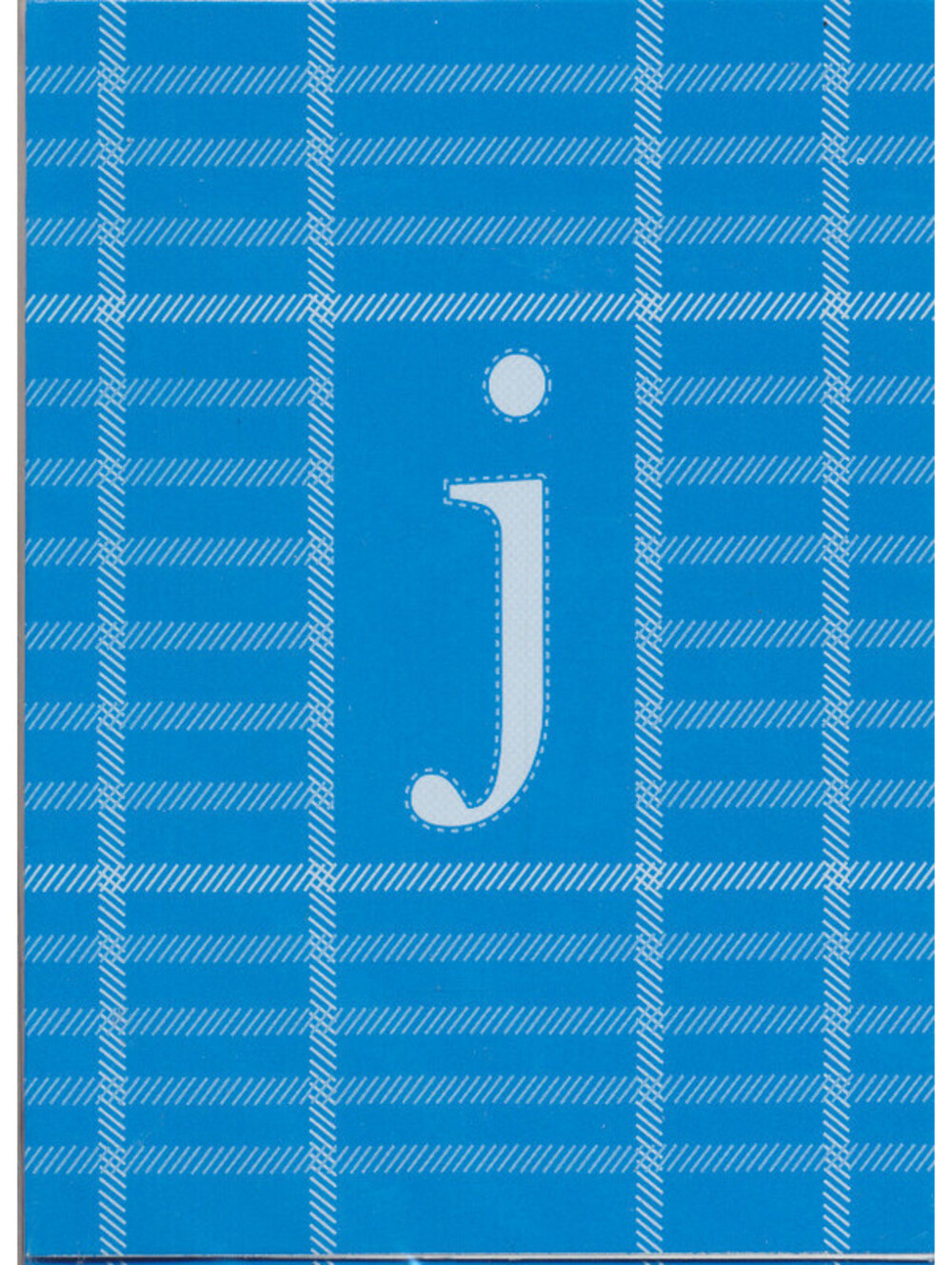"j" Monogram Blank Cards with Envelopes (quantity = 8)
